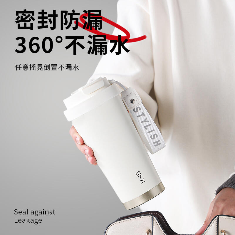 500ml真陶瓷內膽.不鏽鋼外殼咖啡杯 內附茶隔 陶瓷保溫杯 隨行杯 陶瓷保溫瓶 保溫杯 陶瓷咖啡杯 康納斯-規格圖9