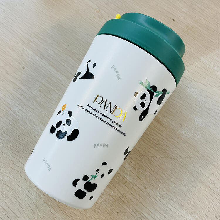 380ml 真陶瓷內膽適用超商中杯咖啡.小熊杯 保溫杯 環保杯 隨行杯 保溫杯 飲料杯 陶瓷保溫杯 水杯 隨行咖啡杯-細節圖2