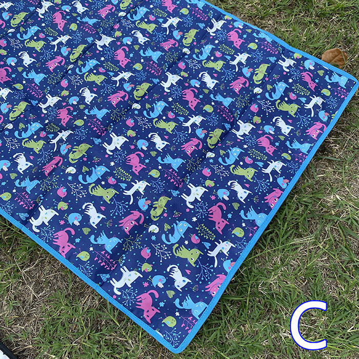 童趣貓咪.民族風.雙面防水.前庭墊 露營地墊 防水地墊 野餐地墊 民族風(附收納袋)地墊-規格圖7