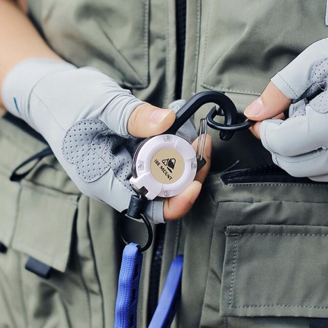 台灣24H出貨 伸縮登山扣 鋼絲伸縮扣 多功能伸縮扣 戰術伸縮扣 露營掛扣 登山扣鑰匙圈手機掛繩.悠遊卡掛扣-細節圖6