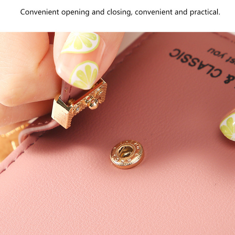 迷你小錢包 簡約零錢包 短款錢夾 女士零錢包 皮夾 短夾 短款拉鍊可愛零錢包 簡約方形 女士零錢包-細節圖5