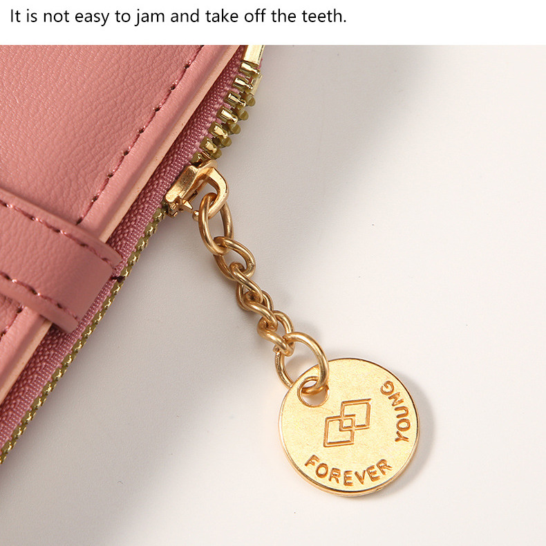 迷你小錢包 簡約零錢包 短款錢夾 女士零錢包 皮夾 短夾 短款拉鍊可愛零錢包 簡約方形 女士零錢包-細節圖6