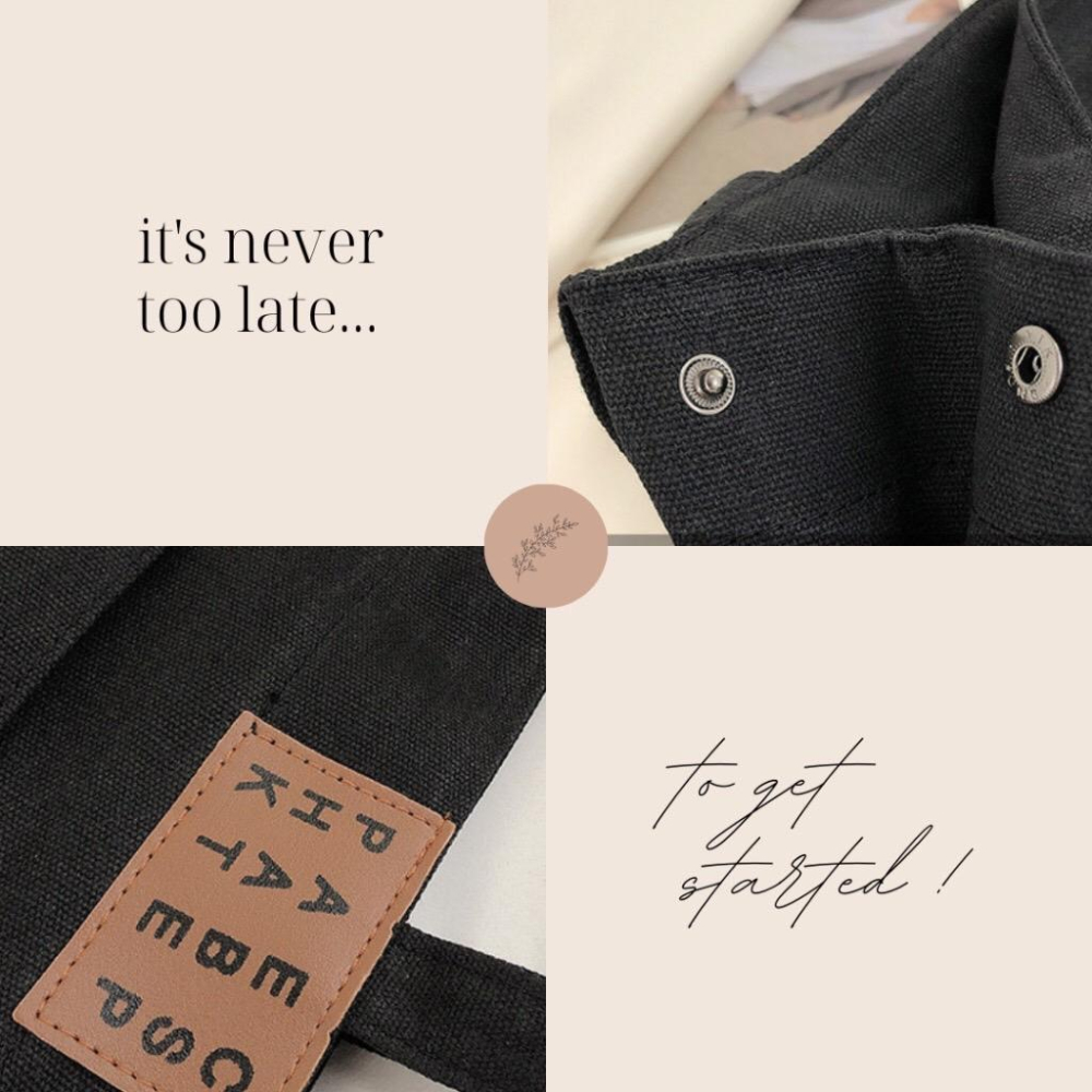 韓版Peach潮時尚單肩帆布包 托特包 A4可入 3色可選-細節圖6