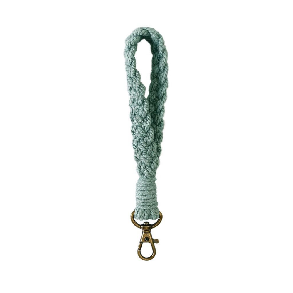 [現貨出清] 泰國手工吊飾 編織手腕帶 鑰匙扣 吊飾 六色可選 搭配包包 質感滿分-細節圖8