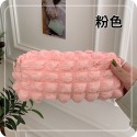 皺褶泡泡雲朵文具袋 筆袋 小化妝包 10色可選-規格圖7