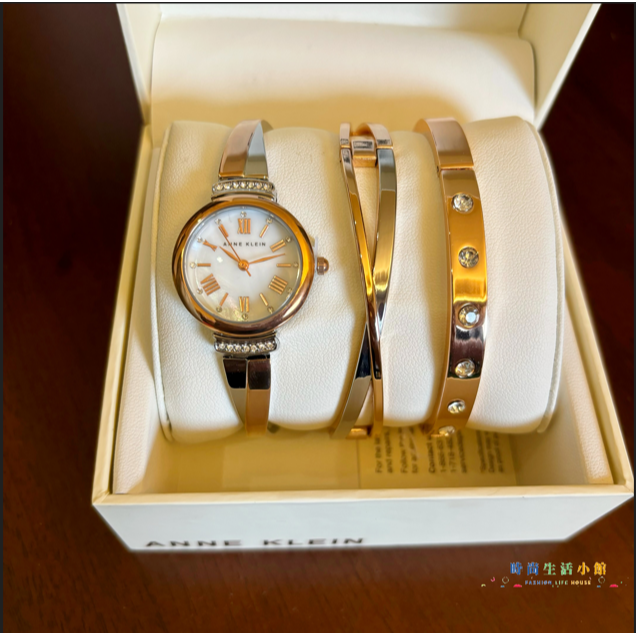 【特價現貨】 美國🇺🇸 Anne Klein 手錶套組 施華洛世奇水晶 手錶 手環 手鏈 手鐲 女生手錶 生日禮物-細節圖5