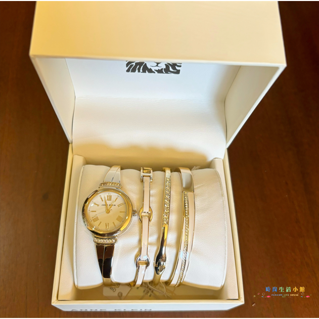 特價現貨~美國🇺🇸 Anne Klein 手錶套組 水晶 女款 手錶 手環 手鐲 女生手錶 手錶手鍊組 生日禮物 禮-細節圖3