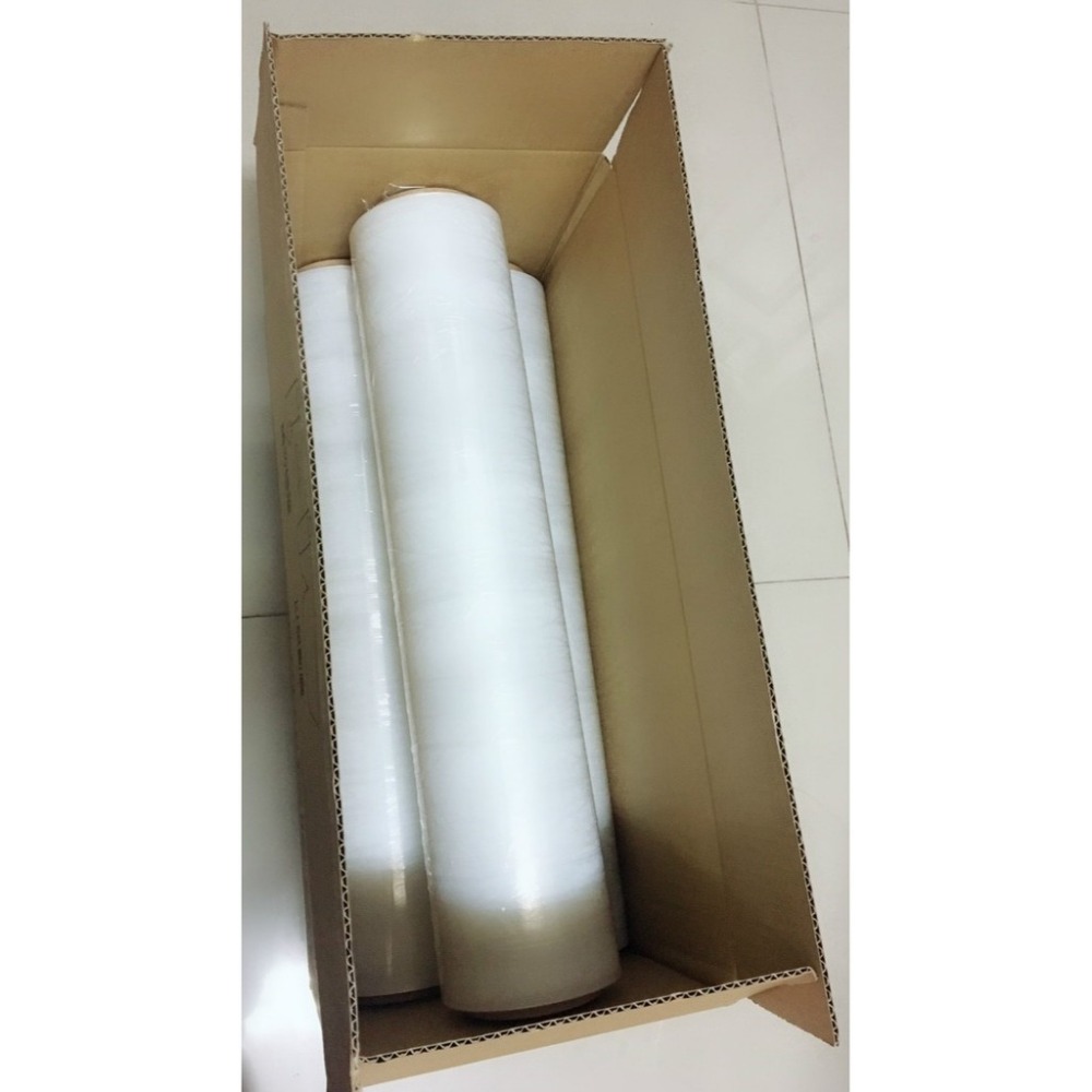 工業膠膜 棧板膜 透明膠膜 黑膜 台灣製造 50cm*200m 一箱4入 PE膜 限宅配-細節圖3