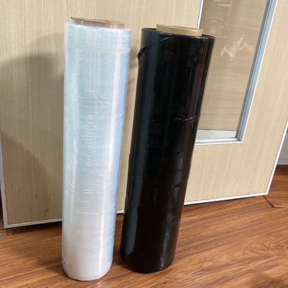 工業膠膜 棧板膜 透明膠膜 黑膜 台灣製造 50cm*200m 一箱4入 PE膜 限宅配-細節圖4