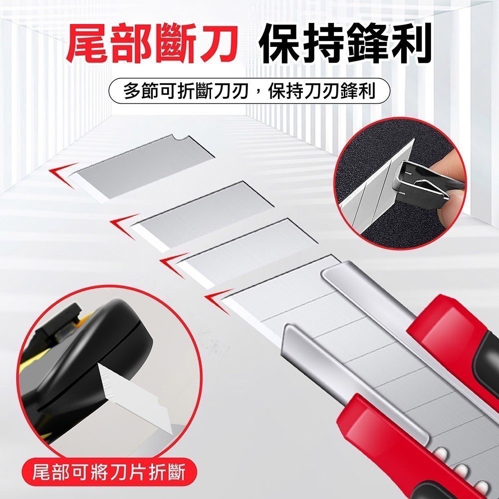 【鋒利美工刀】小款 大款 美工刀 拆箱美工刀 大美工刀 刀 刀子 小刀 辦公文具 工廠必備 鋒利小刀 拆信刀 割紙-細節圖3