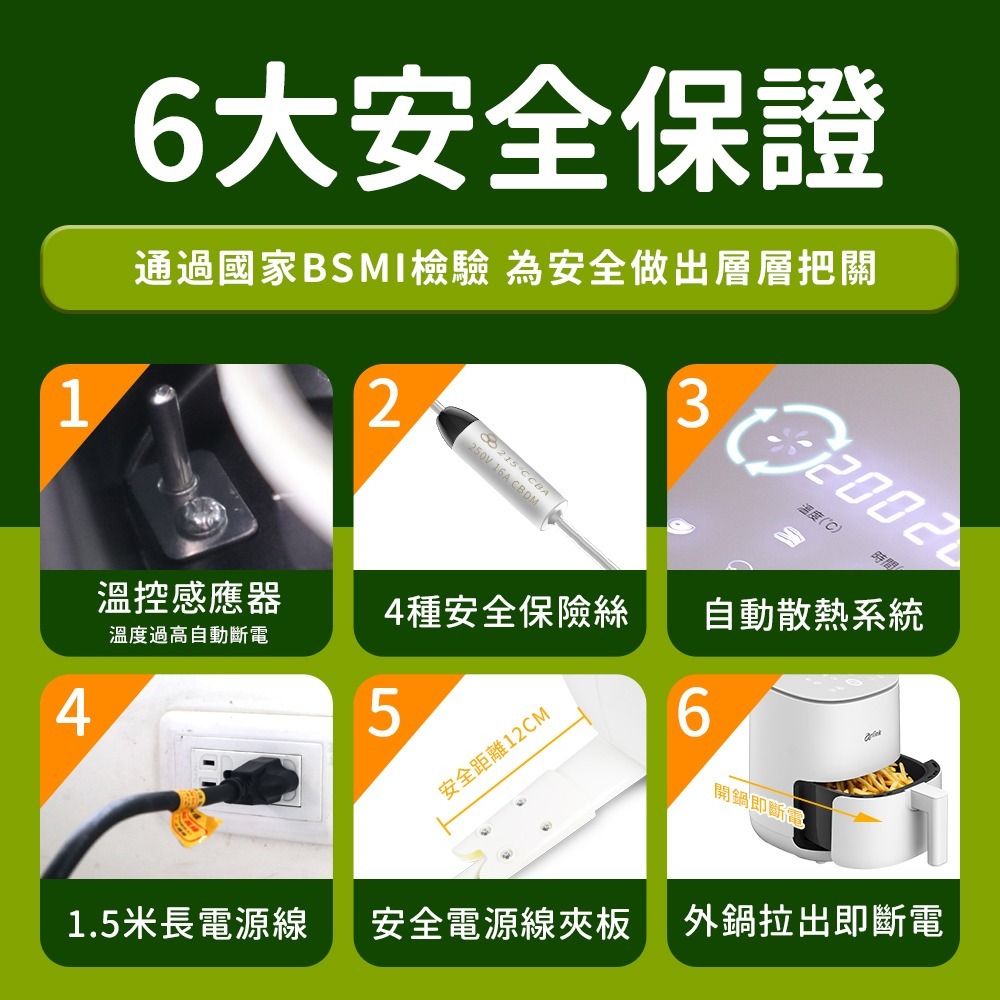 【⚡免運】Arlink🔥EB2505｜小白同學電子觸控氣炸鍋📢譽的生活美食舖-細節圖11