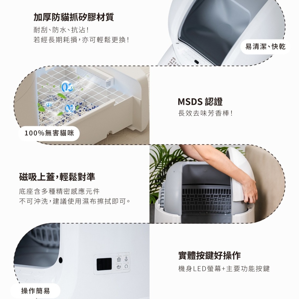 【⚡免運】grantclassic🔥CatPalace｜鏟不停｜全自動貓砂盆📢譽的生活美食舖-細節圖9