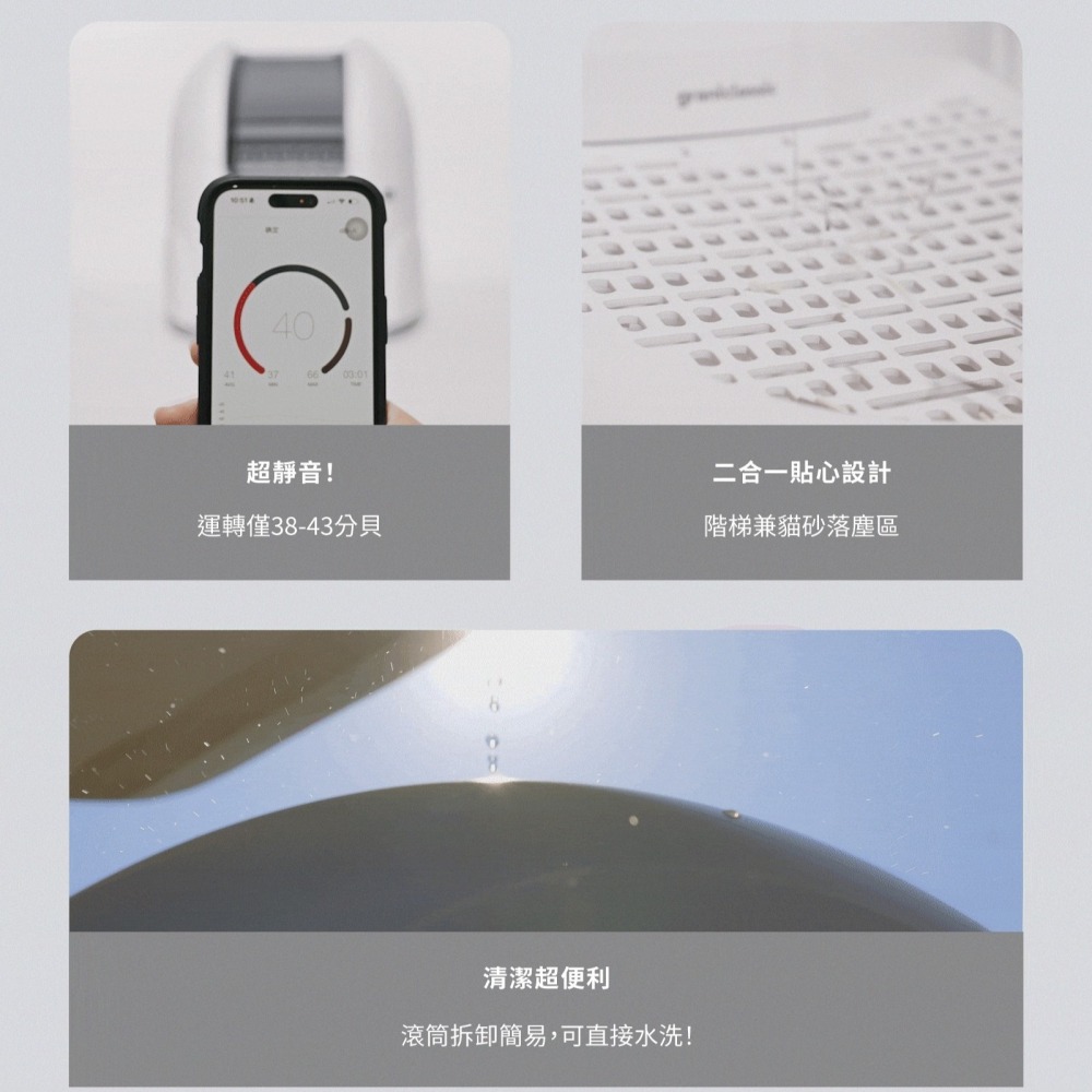 【⚡免運】grantclassic🔥CatPalace｜鏟不停｜全自動貓砂盆📢譽的生活美食舖-細節圖10