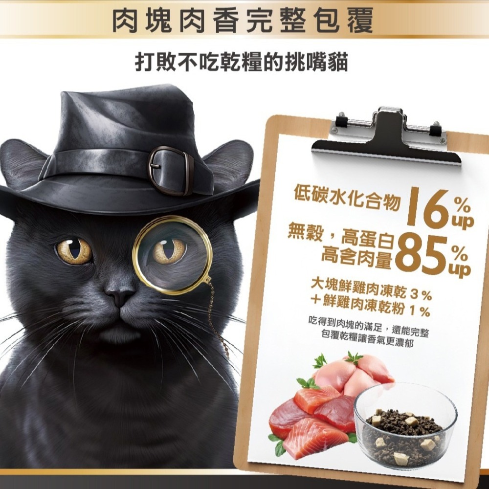 【免運】喵探長🔥派大雞ｘ邁香魚無榖凍乾糧｜多件優惠🔸優質肉源📢譽的生食舖【保證正品】【📌25/11】-細節圖6