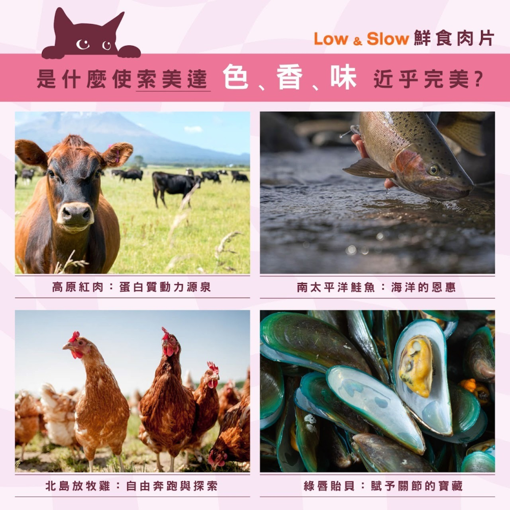 【⚡免運】SOULMATE 索美達🔥鮮食肉片餐｜貓｜草飼牛、放牧雞、深海魚📢譽的生活美食舖-細節圖6