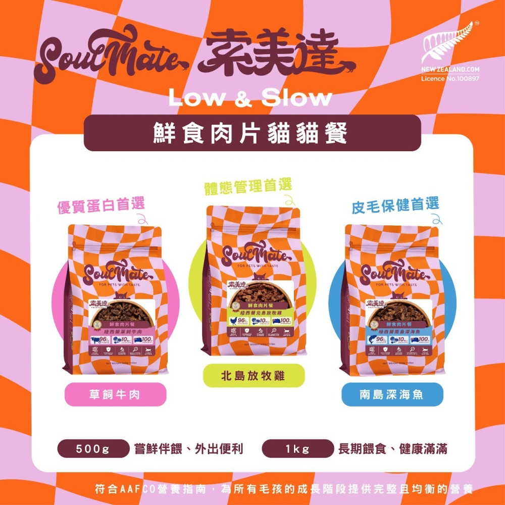 【⚡免運】SOULMATE 索美達🔥鮮食肉片餐｜貓｜草飼牛、放牧雞、深海魚📢譽的生活美食舖-細節圖11