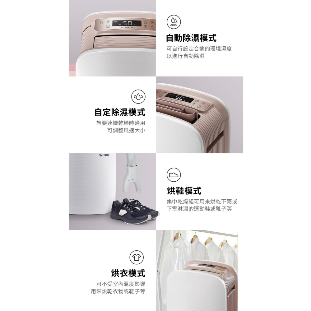 【⚡免運】WINIX🔥DX18L｜智能清淨除濕機📢譽的生活美食舖-細節圖4