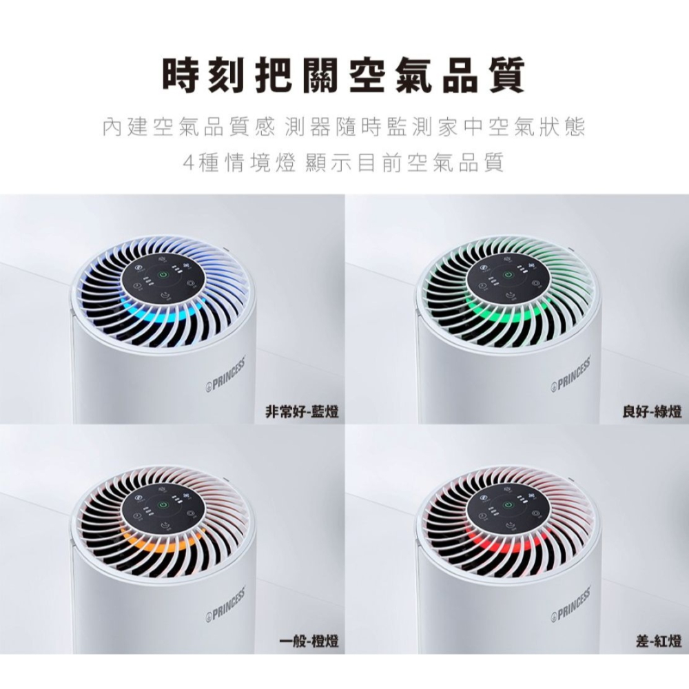 【⚡免運】PRINCESS🔥354787｜智能偵測空氣清淨機📢譽的生活美食舖【25/02/15】-細節圖4