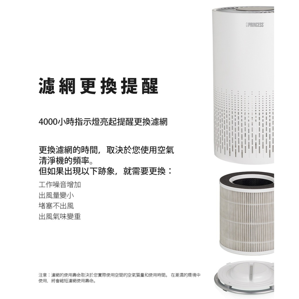 【⚡免運】PRINCESS🔥354787｜智能偵測空氣清淨機📢譽的生活美食舖【25/02/15】-細節圖10