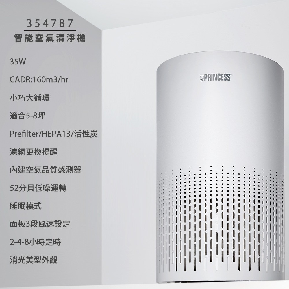 【⚡免運】PRINCESS🔥354787｜智能偵測空氣清淨機📢譽的生活美食舖【25/02/15】-細節圖11