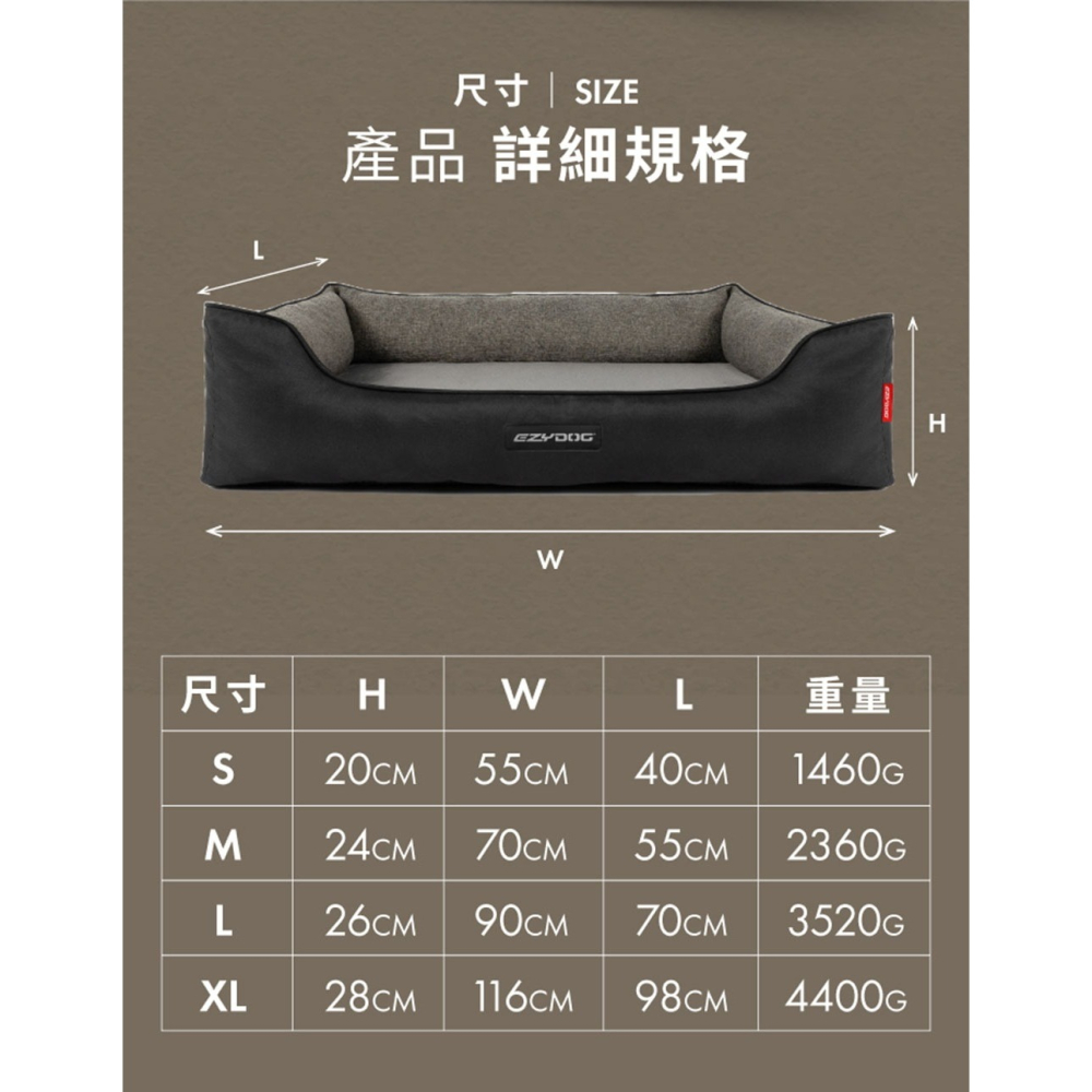 【⚡免運】澳洲 EzyDog🔥Smart恆溫記憶寵物床｜散熱層｜防水層📢譽的生食舖【保證正品】【25/04/24】-細節圖8