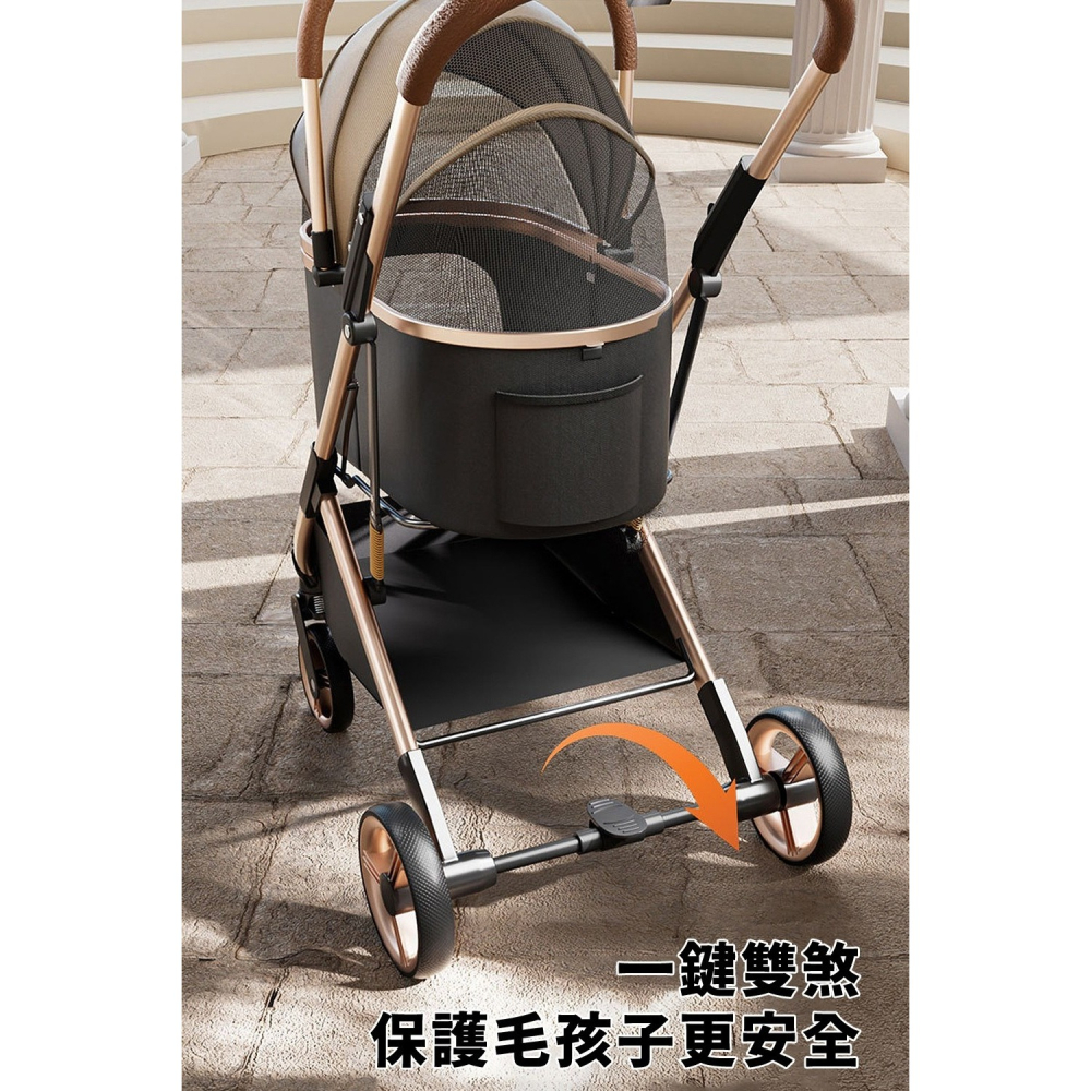 【免運】喵喵小窩🔥寵物折疊推車📢譽的生食舖【保證正品】【📌25/05/08】-細節圖7