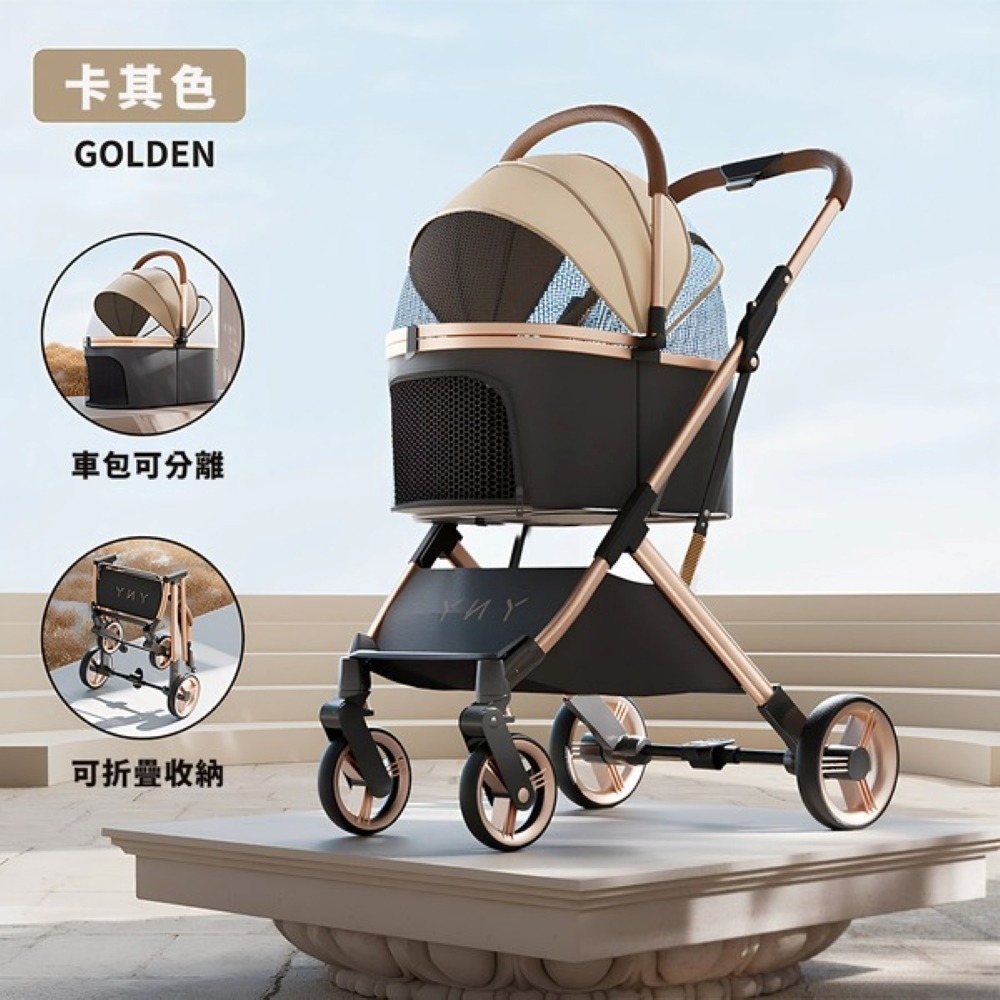 【免運】喵喵小窩🔥寵物折疊推車📢譽的生食舖【保證正品】【📌25/05/08】-規格圖11