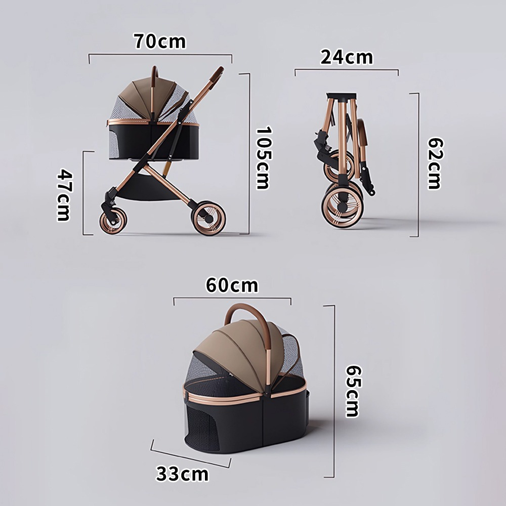 【免運】喵喵小窩🔥寵物折疊推車📢譽的生食舖【保證正品】【📌25/05/08】-規格圖11