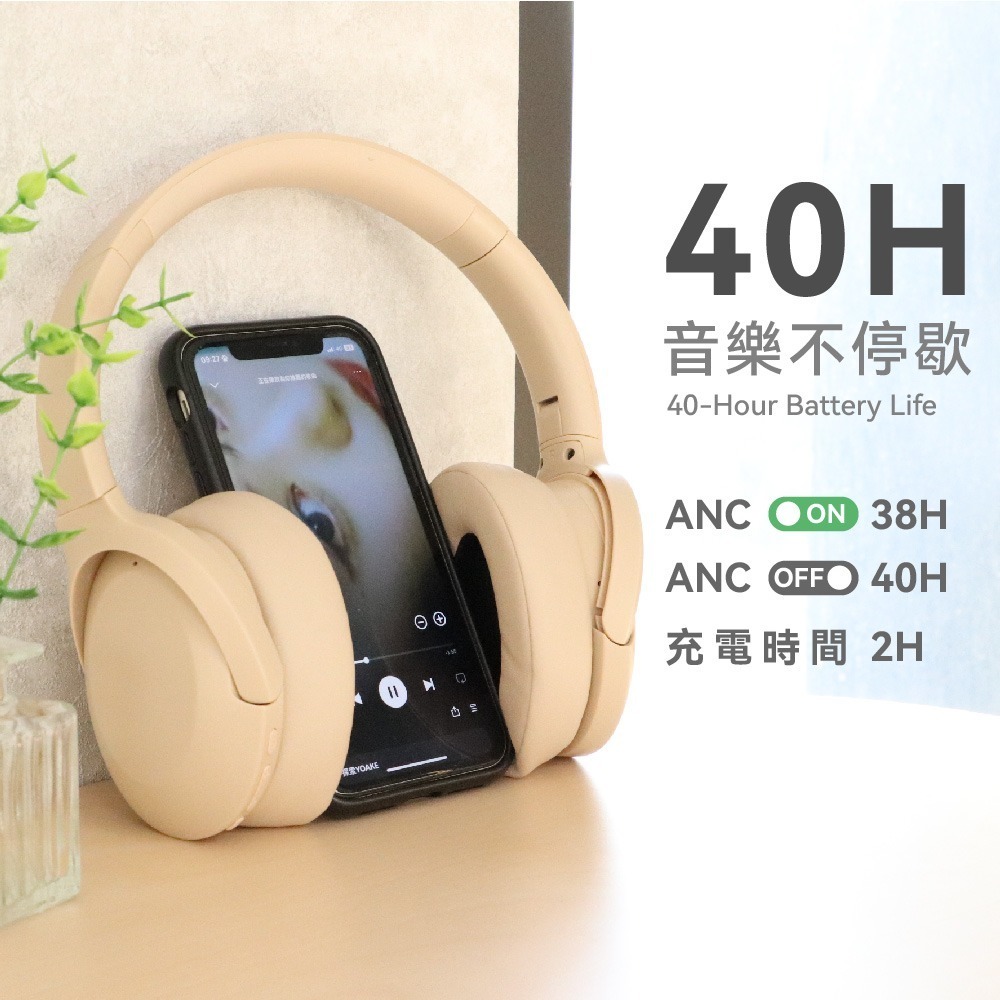【免運】Sonic🔥ANC降噪耳罩式藍牙耳機｜多件優惠🔸Hi-Fi音質📢譽的生食舖【保證正品】【📌25/11】-細節圖5
