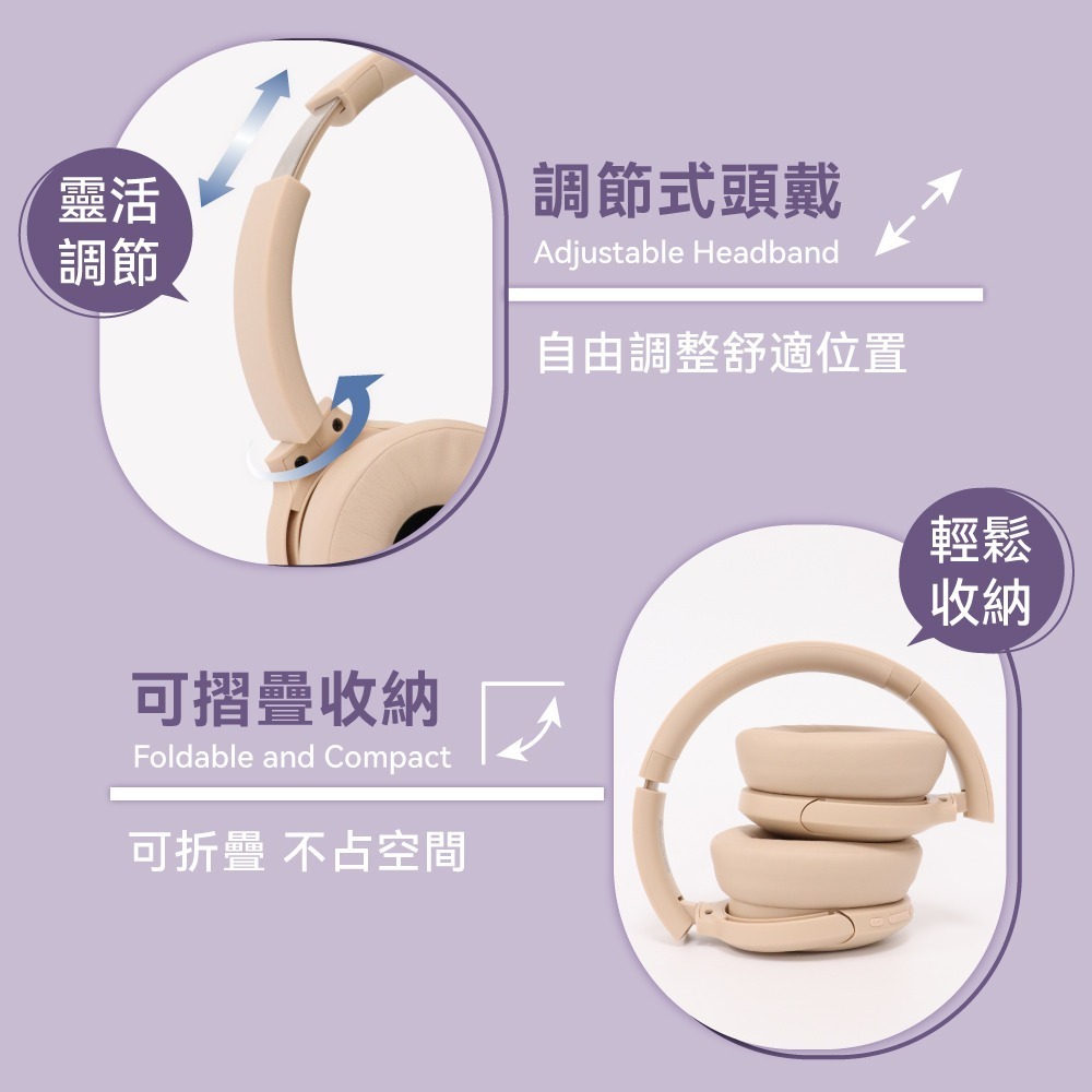 【免運】Sonic🔥ANC降噪耳罩式藍牙耳機｜多件優惠🔸Hi-Fi音質📢譽的生食舖【保證正品】【📌25/11】-細節圖8