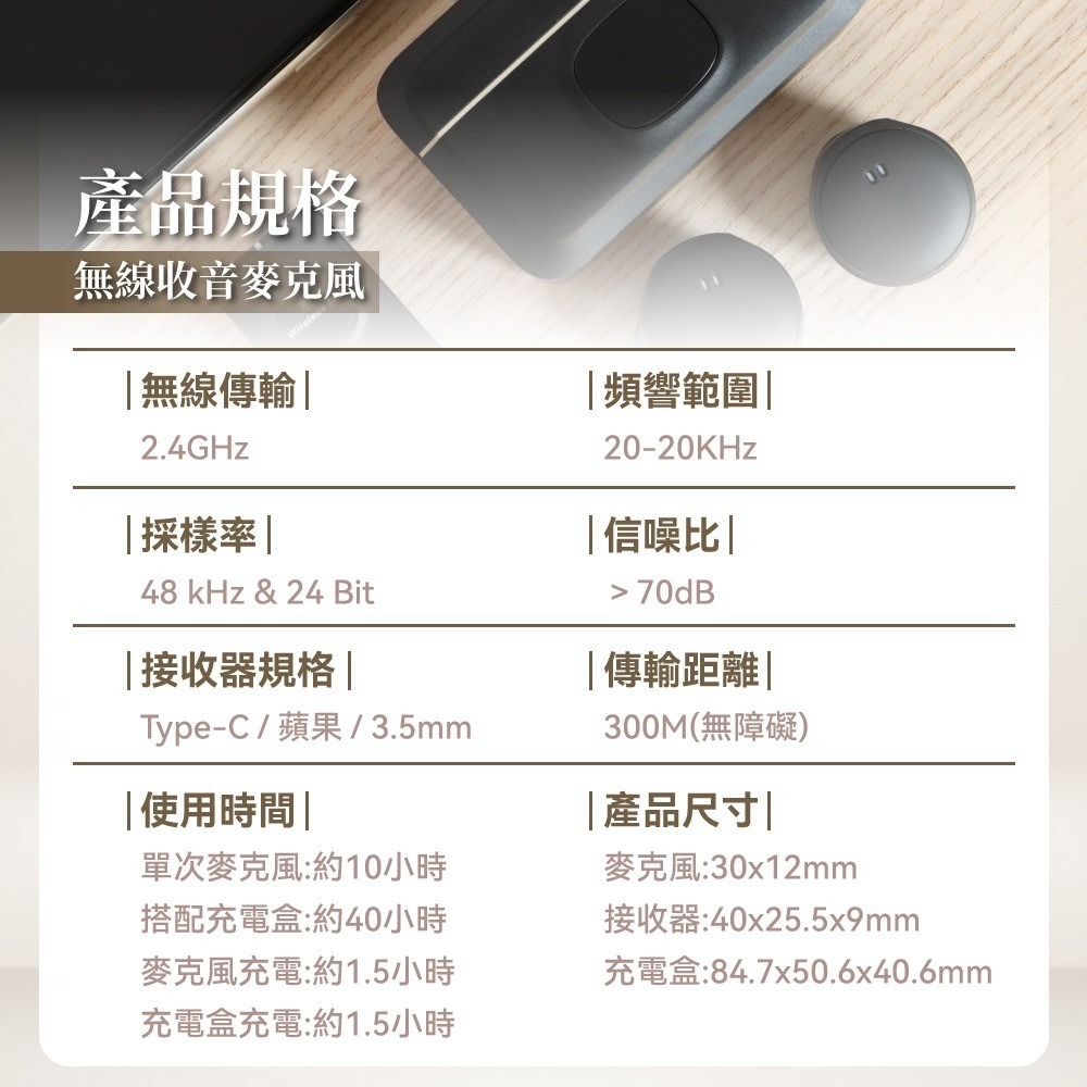 【免運】DTAudio🔥專業收音麥克風｜多件優惠🔸300M傳輸📢譽的生食舖【保證正品】【📌25/11】-規格圖11