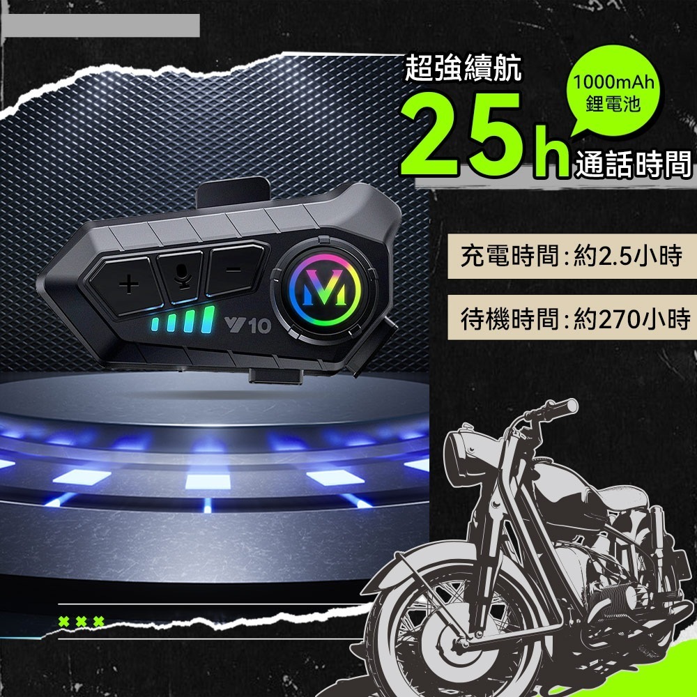 【免運】DTAudio🔥Y10 安全帽藍牙耳機｜多件優惠🔸通話降噪📢譽的生食舖【保證正品】【📌25/11】-細節圖4