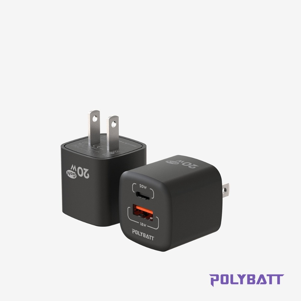 【免運】POLYBATT🔥氮化鎵旅行充電器｜20W🔸快充📢譽的生食舖【保證正品】【📌25/07】-規格圖9