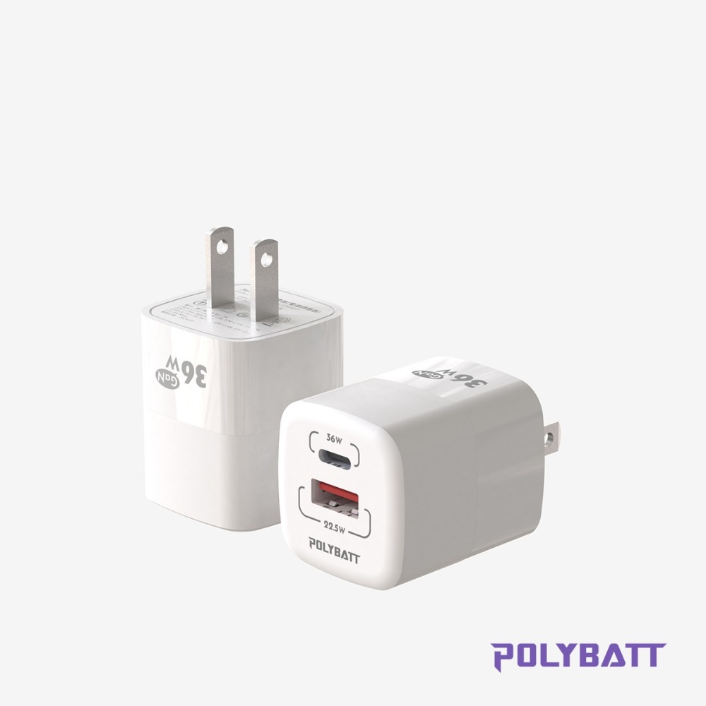 【免運】POLYBATT🔥氮化鎵旅行充電器｜36W🔸快充📢譽的生食舖【保證正品】【📌25/07】-規格圖10