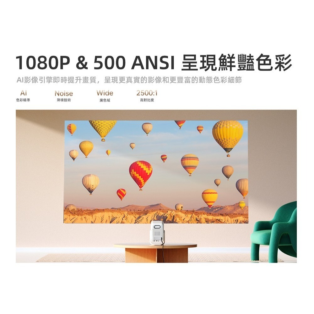 【免運】wanbo🔥T2 Ultra 智慧投影機｜Android TV📢譽的生食舖【保證正品】【📌25/07】-細節圖5