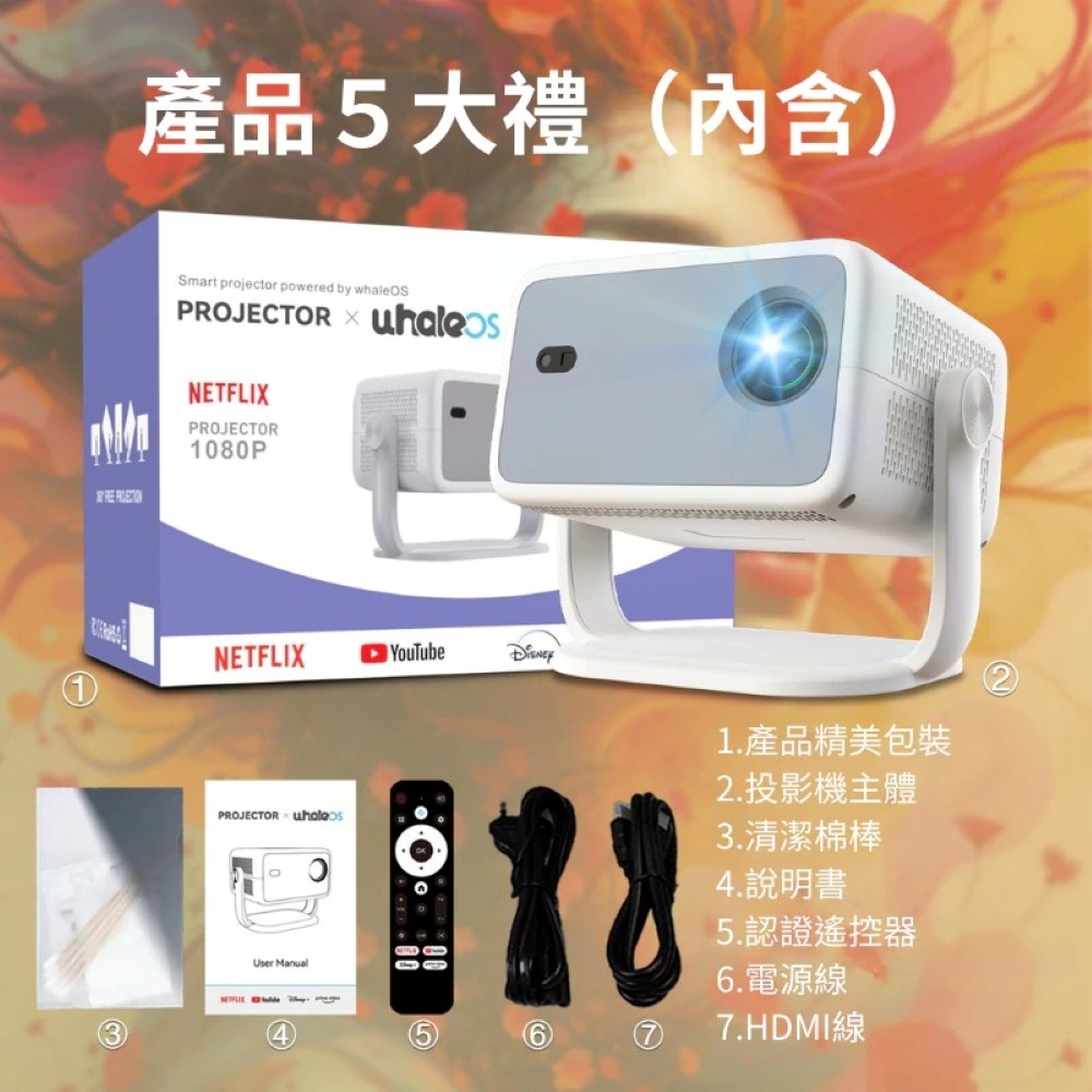【免運】TP350 智慧投影機｜Netflix🔸Disney+📢譽的生食舖【保證正品】【📌25/07】-規格圖6