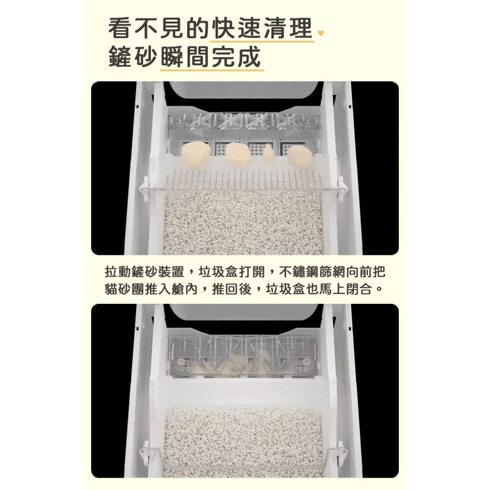 【免運】PETKO🔥密封式半自動貓砂盆｜免插電🔸半自動🔸密封式📢譽的生食舖【保證正品】【📌25/07】-細節圖3
