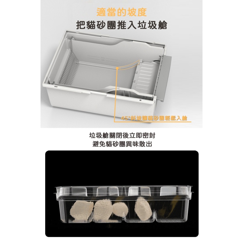 【免運】PETKO🔥密封式半自動貓砂盆｜免插電🔸半自動🔸密封式📢譽的生食舖【保證正品】【📌25/07】-細節圖4