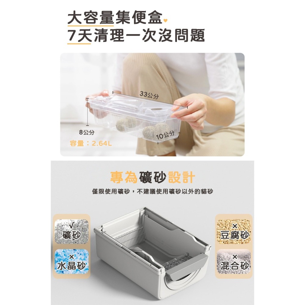 【免運】PETKO🔥密封式半自動貓砂盆｜免插電🔸半自動🔸密封式📢譽的生食舖【保證正品】【📌25/07】-細節圖5