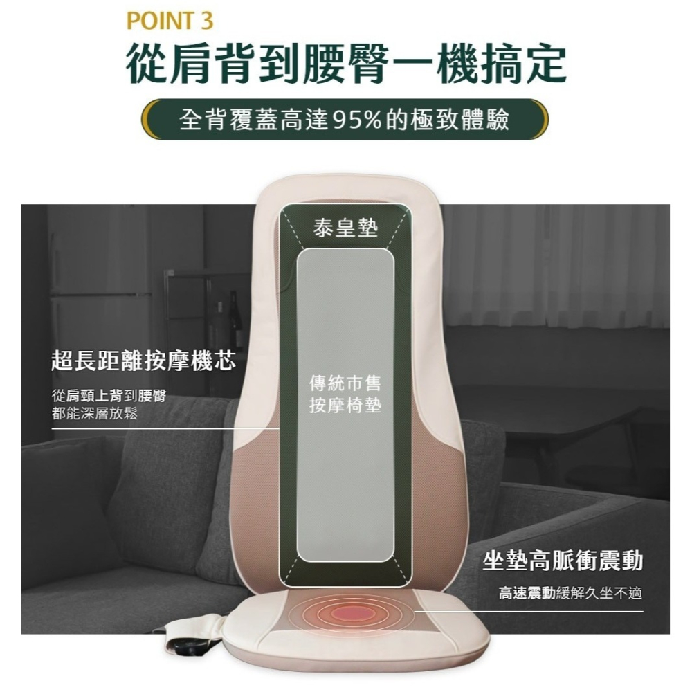 【免運】3ZeBra🔥泰皇墊🔸4D泰式按摩椅墊｜多件優惠📢譽的生食舖【保證正品】【📌25/09】-細節圖5