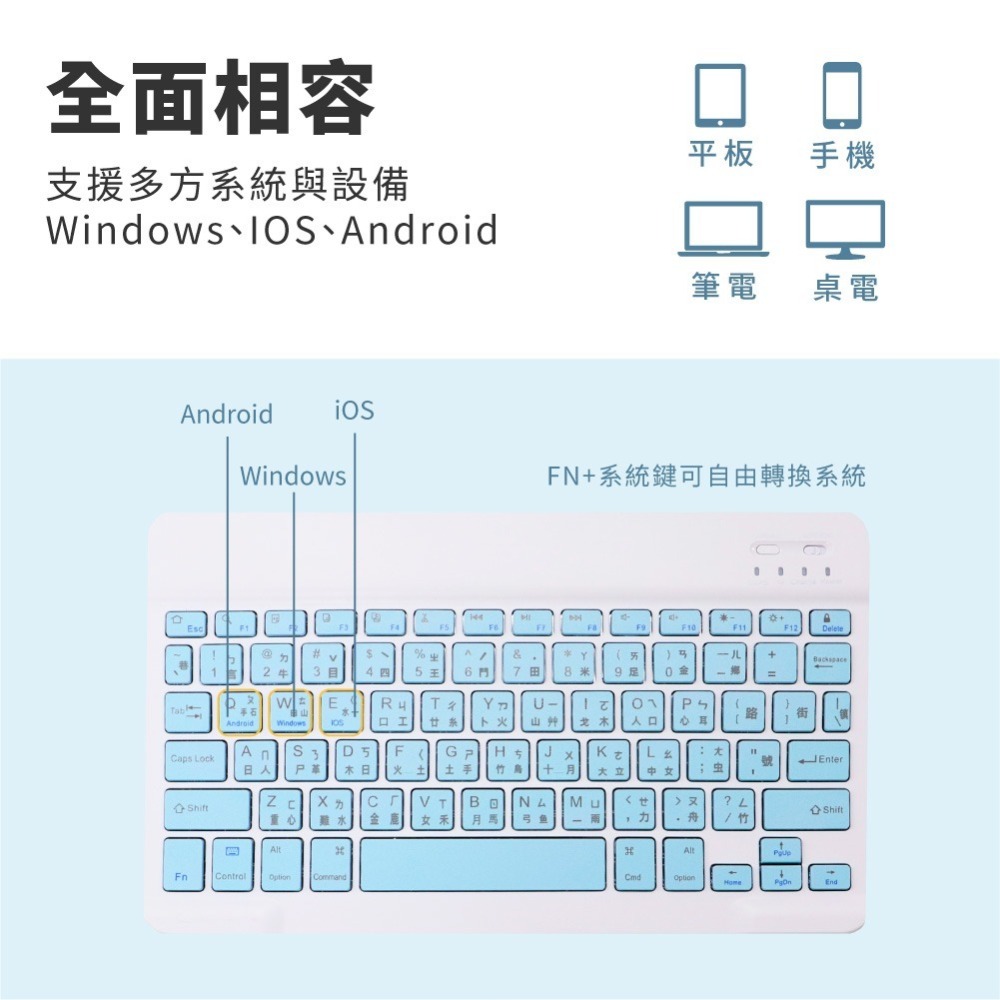 【免運】DTAudio🔥輕巧無線鍵盤｜多件優惠🔸藍牙無線🔸注音倉頡📢譽的生食舖【保證正品】【📌25/10】-細節圖9