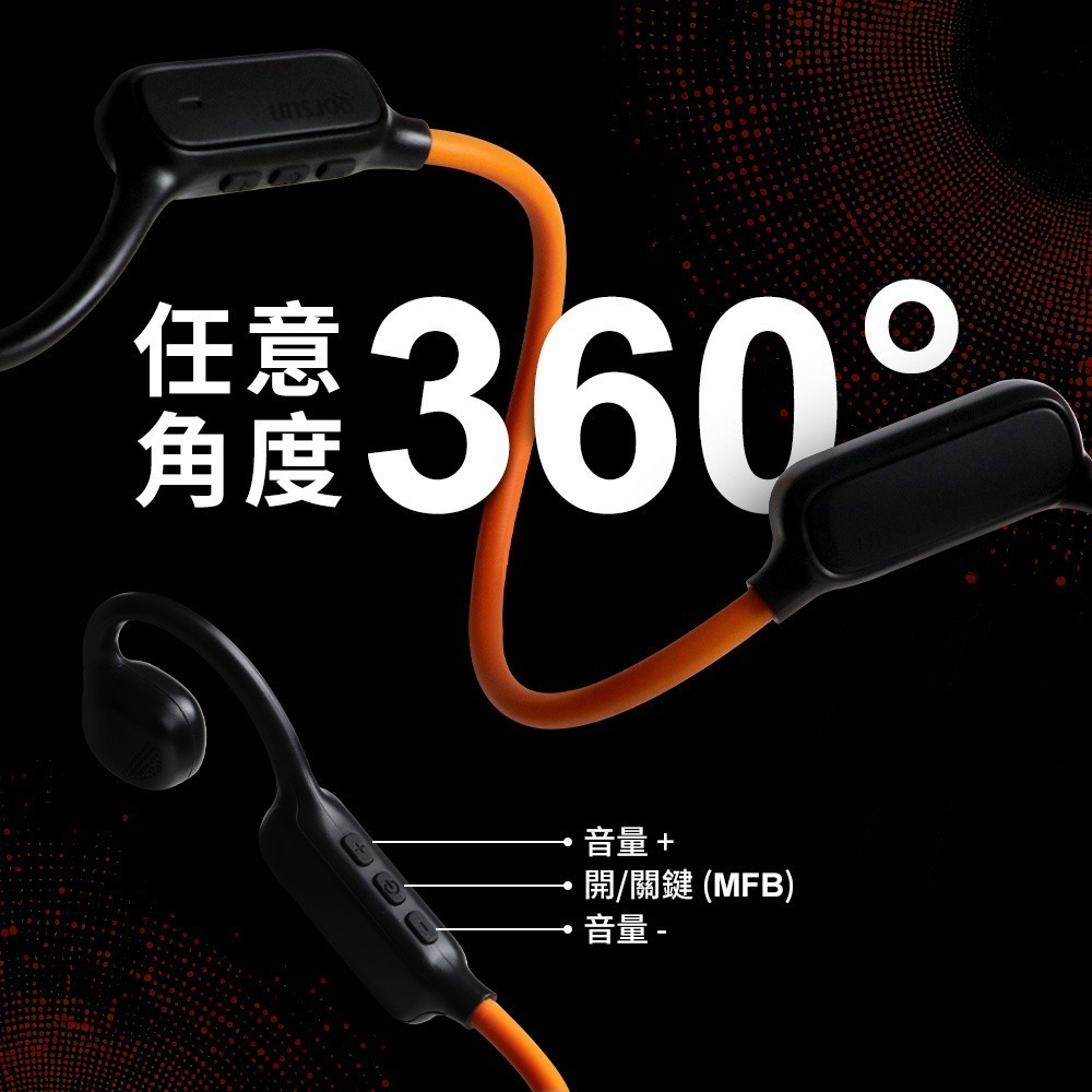 【免運】DTAudio🔥W2 勁光氣傳導耳機｜多件優惠🔸夜跑呼吸燈📢譽的生食舖【保證正品】【📌25/10】-細節圖9