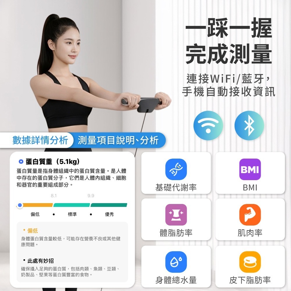 【免運】DTAudio🔥八電極體脂機｜多件優惠🔸精準測量🔸APP記錄📢譽的生食舖【保證正品】【📌25/10】-細節圖9