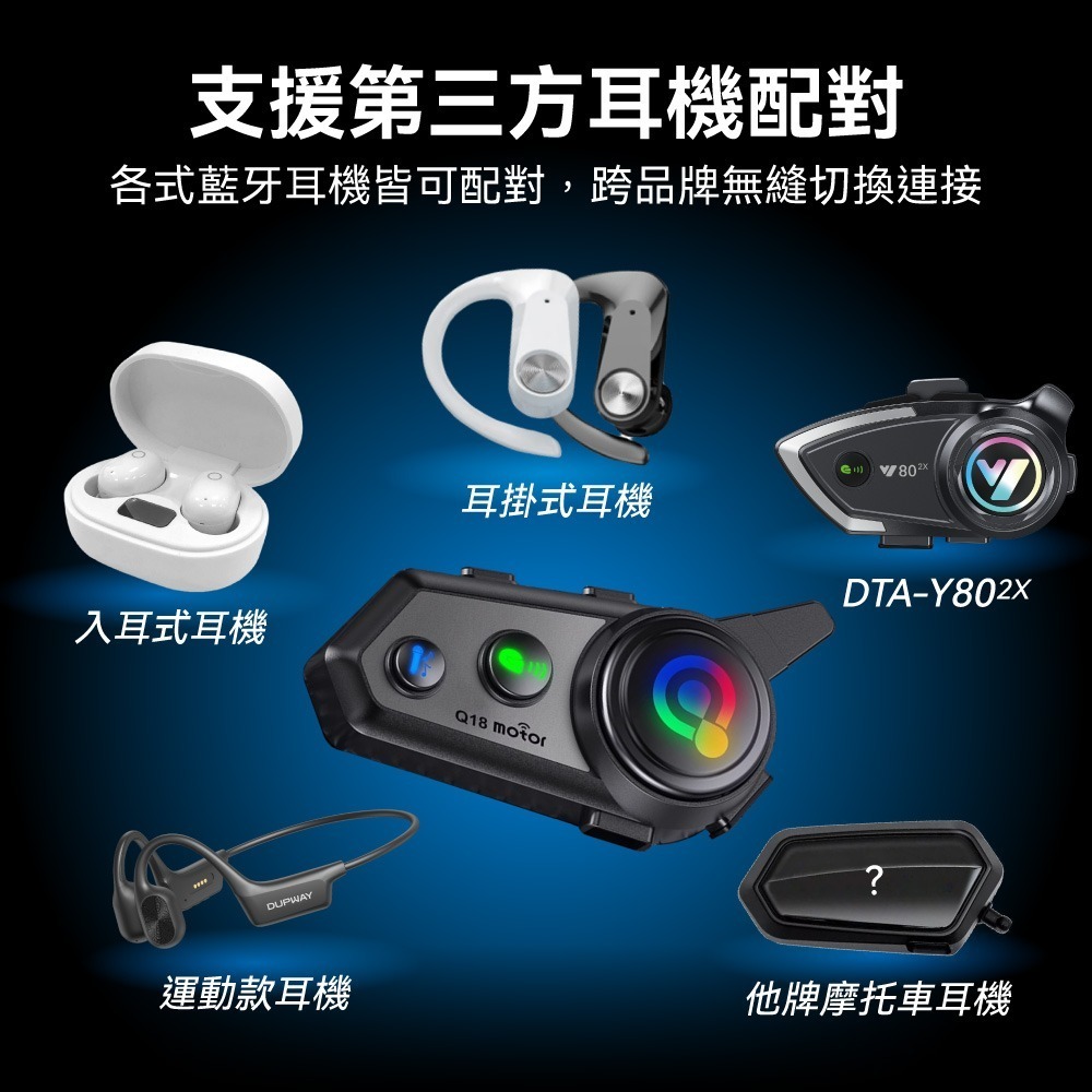 【免運】DTAudio🔥Q18 安全帽藍牙耳機｜多件優惠🔸音樂分享📢譽的生食舖【保證正品】【📌25/11】-細節圖10