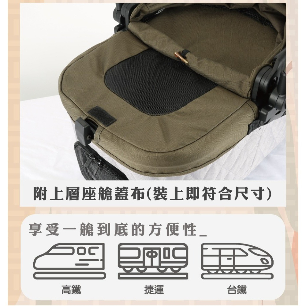 【會員優惠】JPW🔥Coody dual 雙層分離式寵物推車｜耐重車架🔸可分離式📢譽的生活美食舖📌25/12-細節圖7