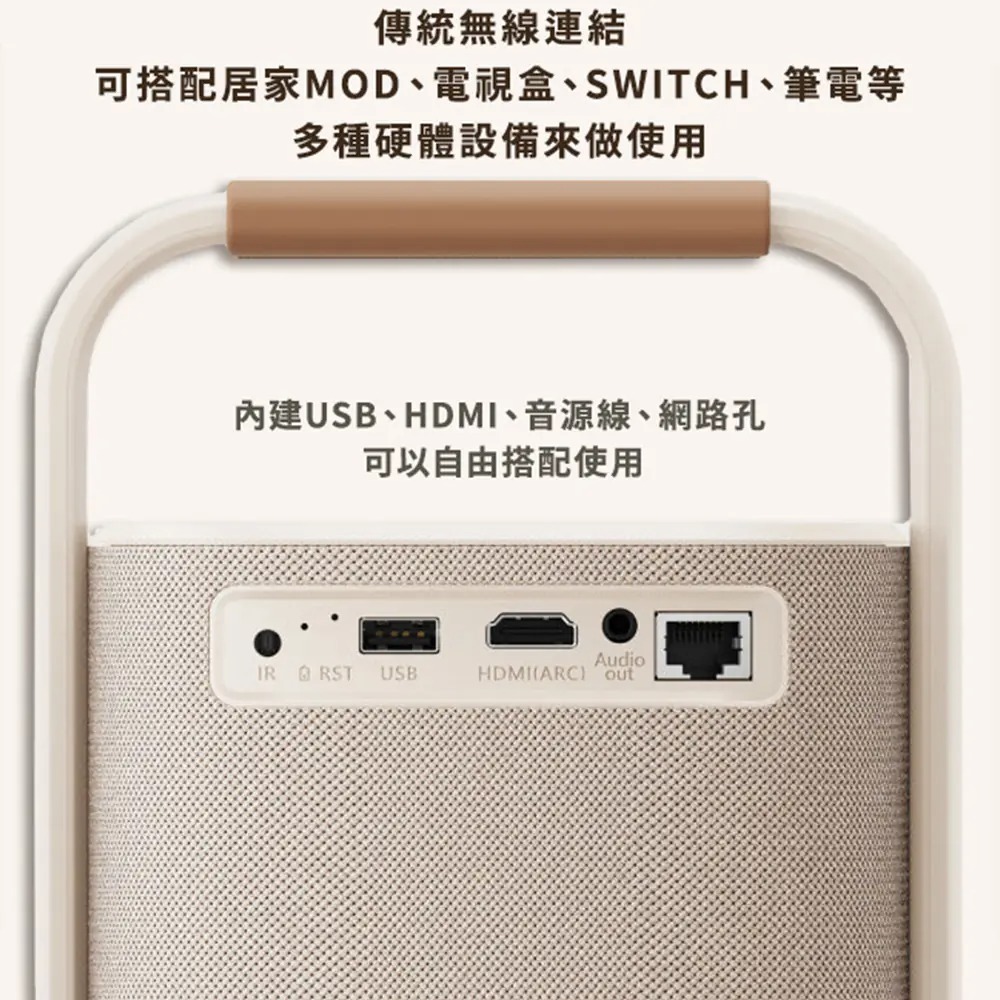 【會員優惠】Yaber🔥T2 GTV 金沙投影機｜短焦投射🔸內建電池🔸JBL喇叭📢譽的生活美食舖📌25/12-細節圖8