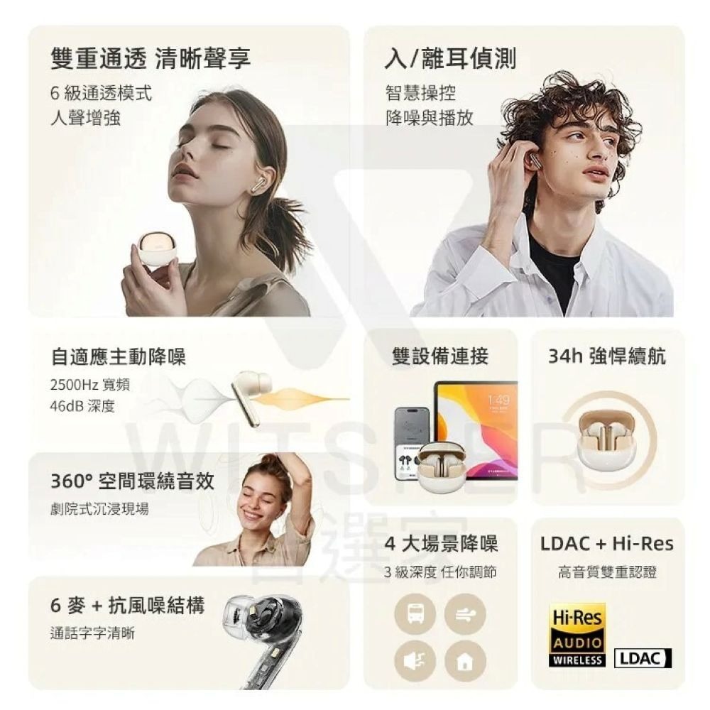 【會員優惠】QCY🔥MeloBuds Proｘ主動降噪真無線藍牙耳機｜金標音質📢譽的生活美食舖📌25/12-細節圖2