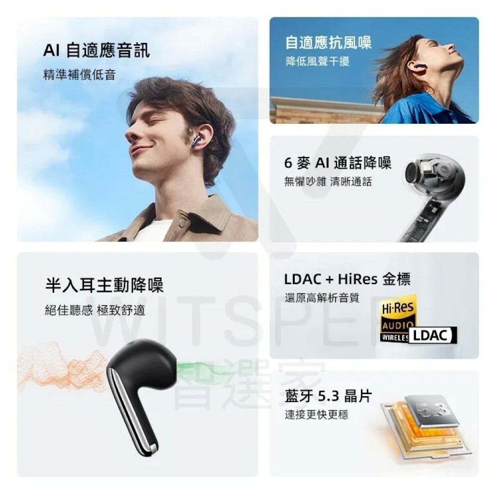 【會員優惠】QCY🔥AilyBuds Pro+ｘ半入耳式降噪真無線藍牙耳機｜金標音質📢譽的生活美食舖📌25/12-細節圖2