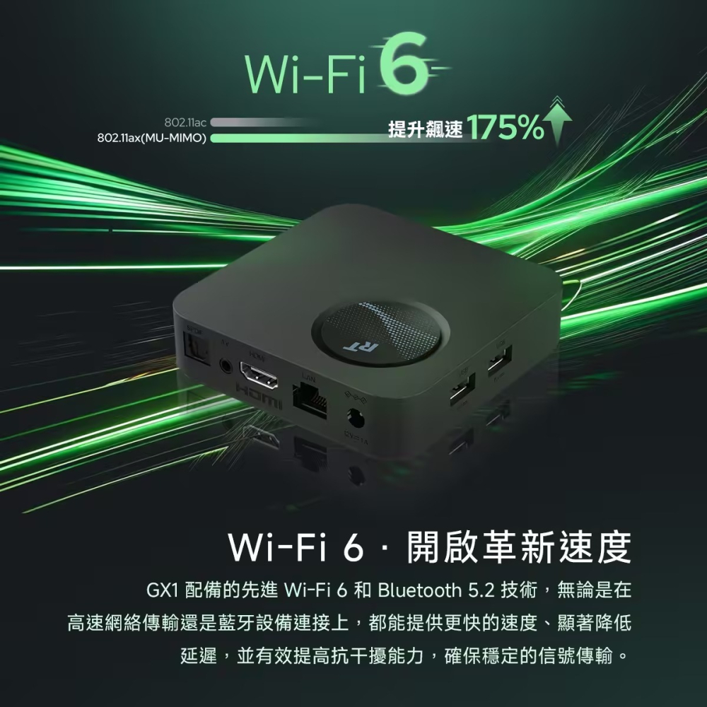 【會員優惠】Rocktek 雷爵🔥GX1ｘGoogle TV 4K智慧W-iFi電視盒📢譽的生活美食舖📌25/12-細節圖6
