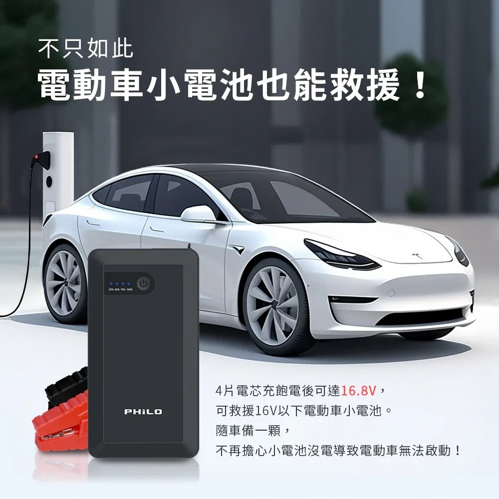 【會員優惠】PHILO 飛樂🔥PQC-8000SEｘ救車行動電源｜照明燈🔸行動電源📢譽的生活美食舖📌25/12-細節圖5